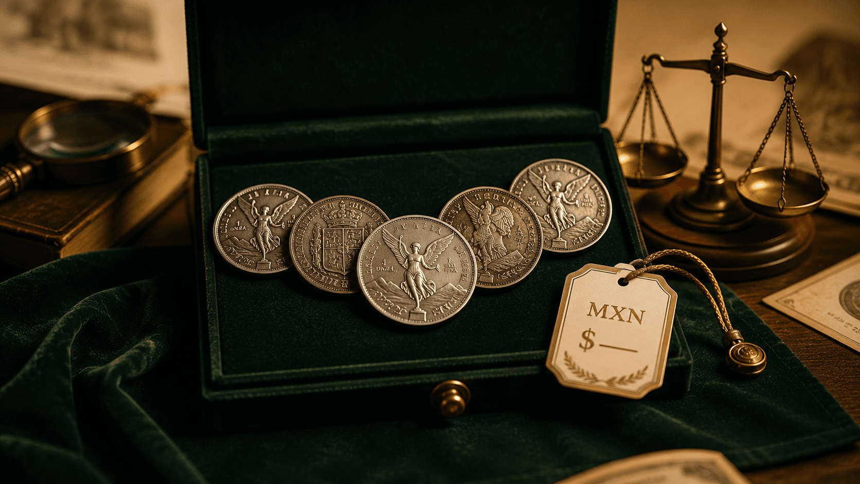 Compra y venta de monedas mexicanas