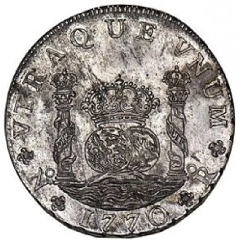 8 Reales Colonial — anverso