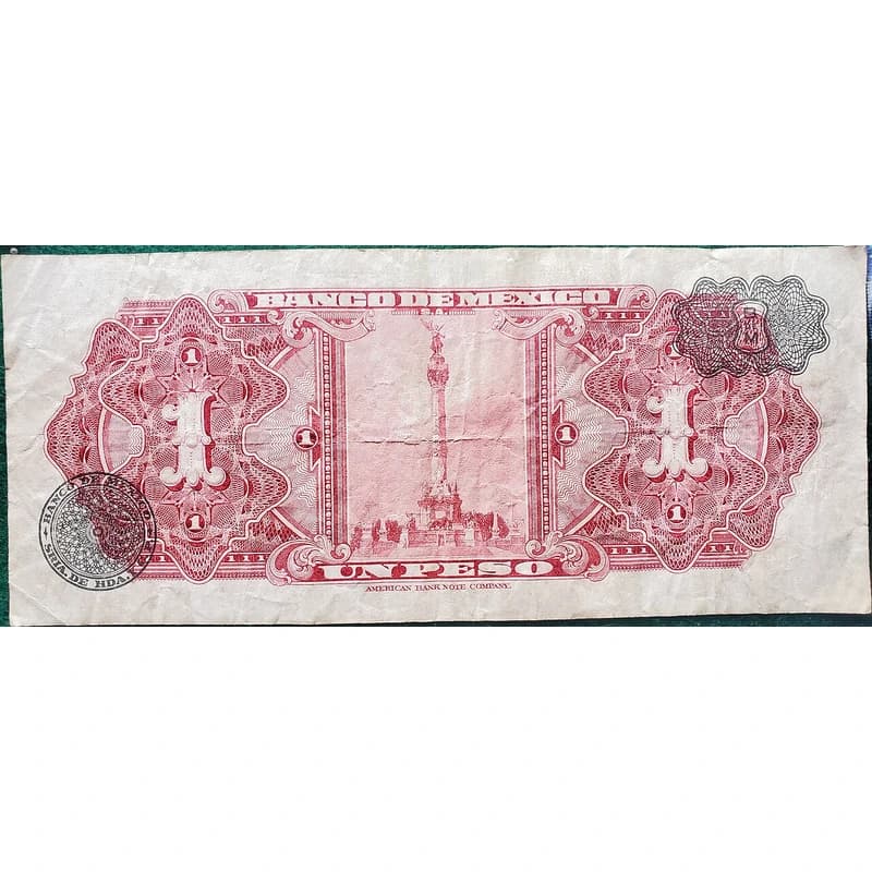 Peso Caballito 1910 — reverso