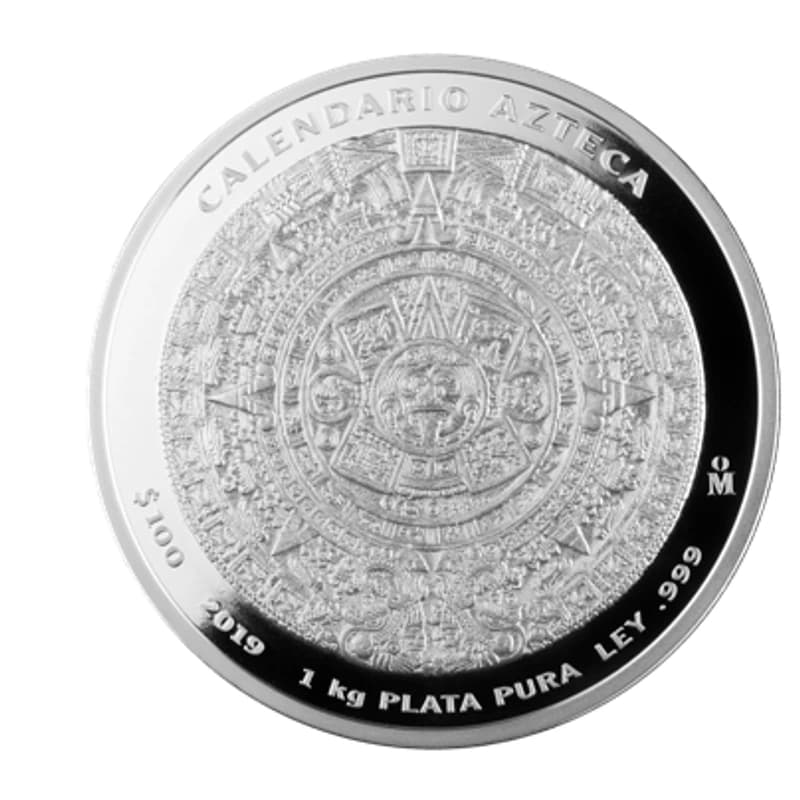 Calendario Azteca 1 kg plata