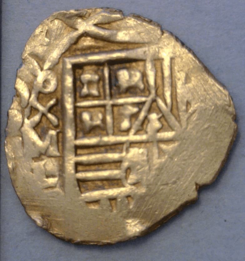 1-escudo-carlos-ii-1699-mexico-l - anverso (Banxico)