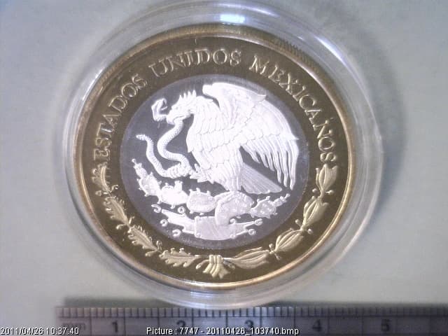 100-pesos-400-aniversario-don-quijote-mancha-proof-2005 - anverso (Banxico)