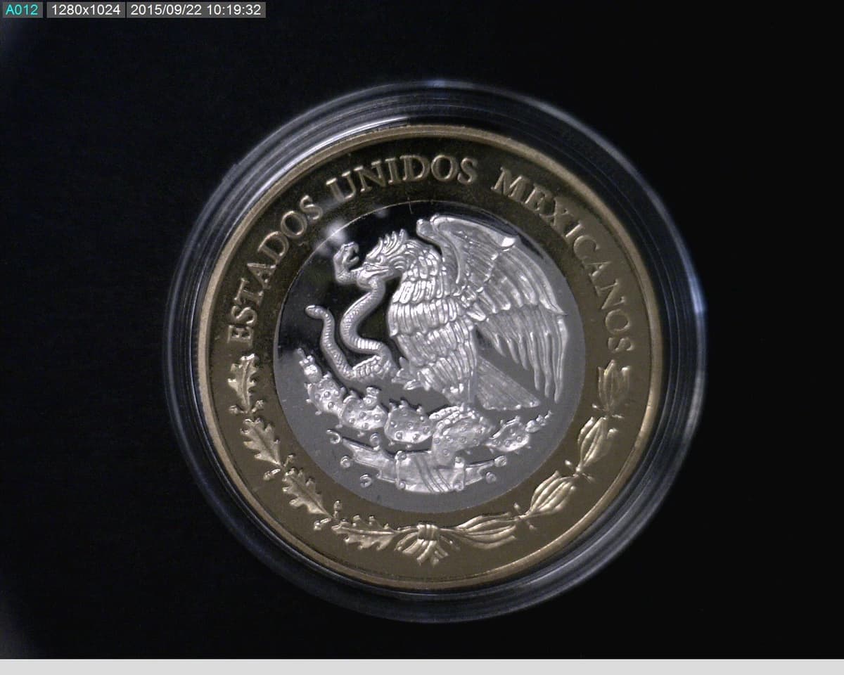 100-pesos-herencia-numismatica-mexico-i-peso-bolit-2011 - anverso (Banxico)