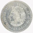 25 pesos Olímpica aros rectos 1968