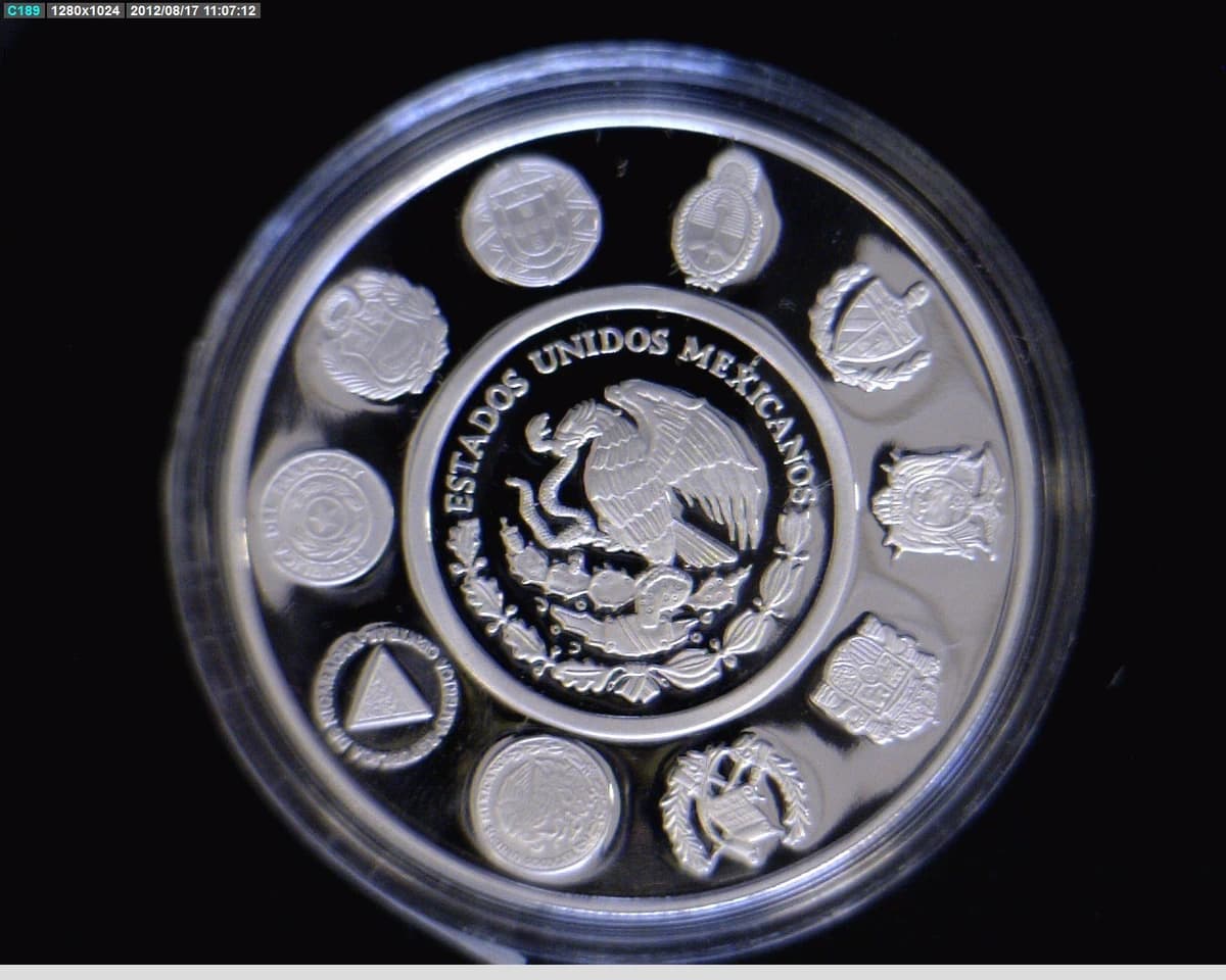 5-pesos-encuentro-dos-mundos-palacio-bellas-artes-2005 - anverso (Banxico)