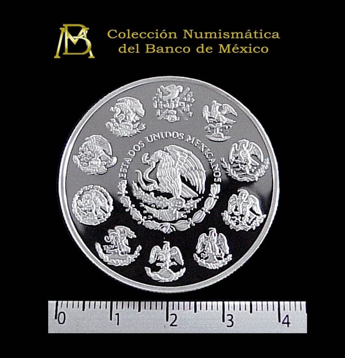 5-pesos-segundo-milenio-paz-mundo-1999 - anverso (Banxico)