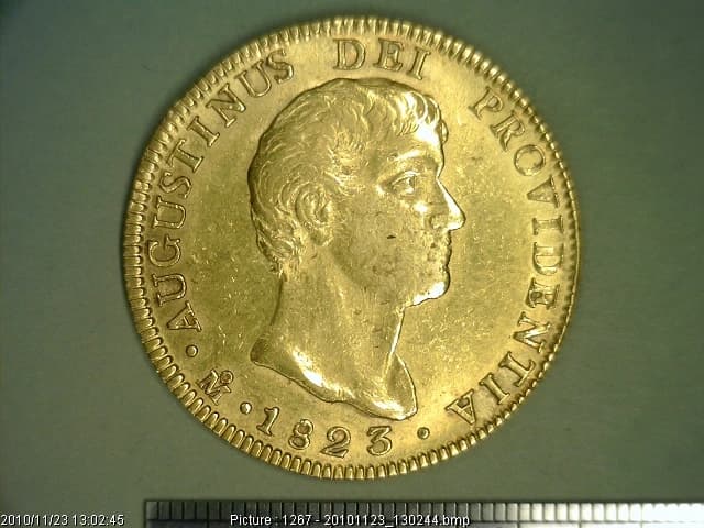 8-escudos-agustin-iturbide-1823-mexico-jm - anverso (Banxico)