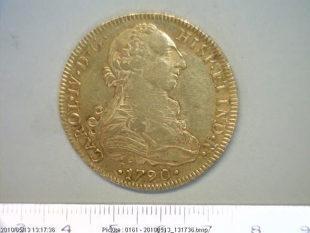 8-escudos-carlos-iv-1790-mexico-fm - anverso (Banxico)