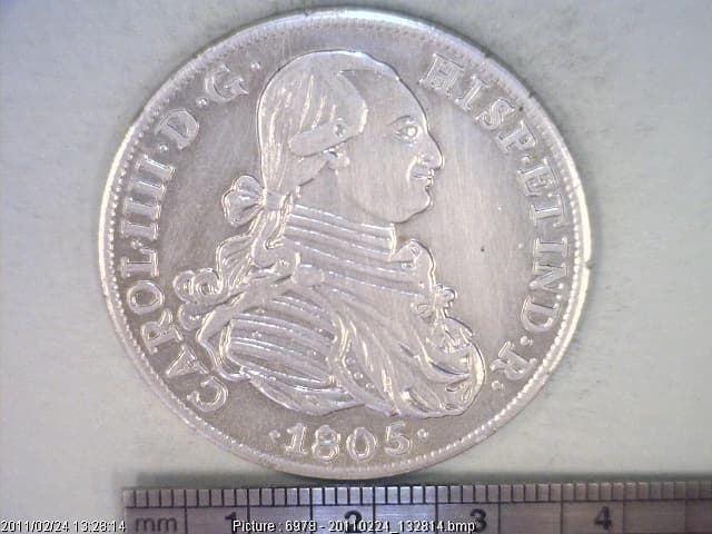 8-escudos-carlos-iv-1805-mexico-th - anverso (Banxico)