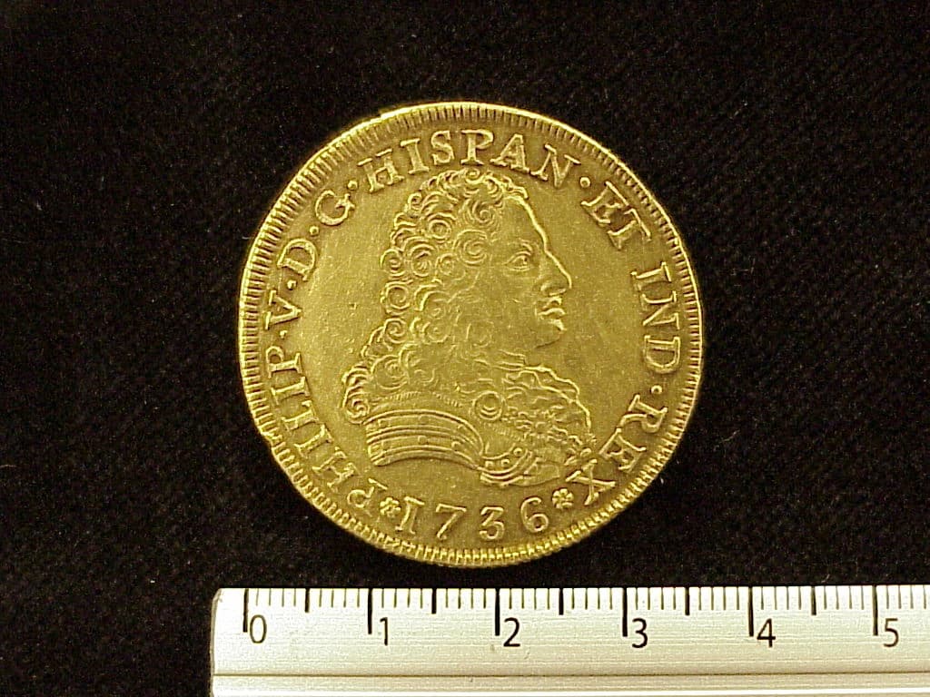 8-escudos-felipe-v-ii-1736-mexico-mf - anverso (Banxico)