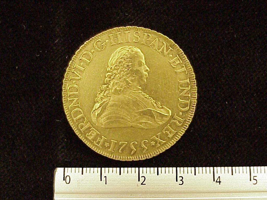 8-escudos-fernando-vi-1755-mexico-mm - anverso (Banxico)