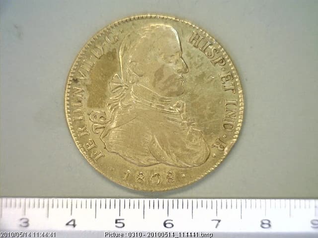 8-escudos-fernando-vii-1808-mexico-th - anverso (Banxico)